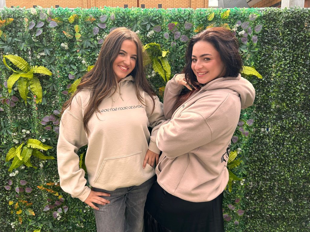 Grá Duit hoodies ivy wall product shot
